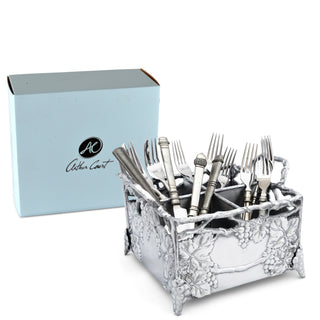 Grapevine Flatware Caddy Vineyard Table Accent