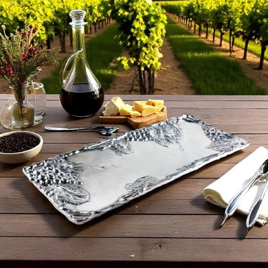 Grapevine Oblong Tray | Elegant Entertaining Serveware