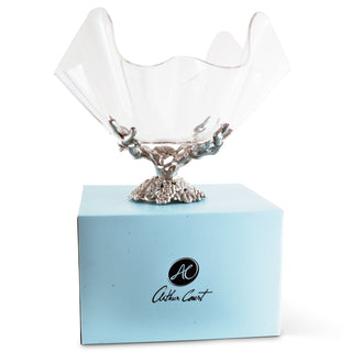 Grapevine Stand Acrylic Bowl 14″ | Elegant Entertaining Serveware