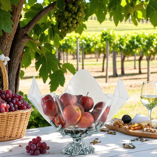 Grapevine Stand Acrylic Bowl 14″ | Elegant Entertaining Serveware