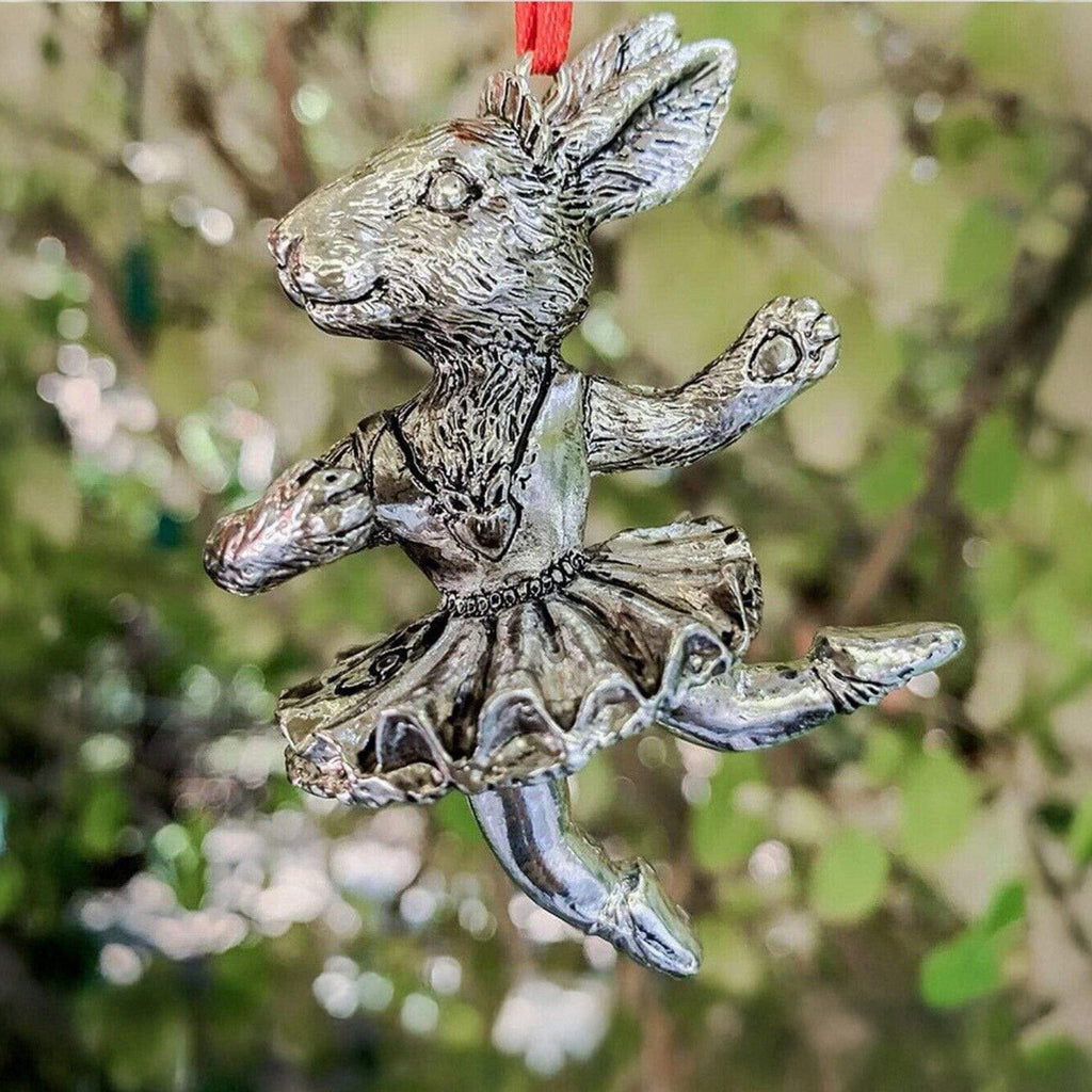 Bunny Annual All-Metal Christmas Ornament