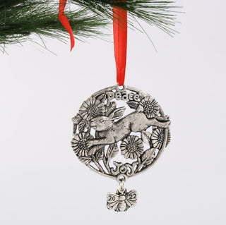 2022 “Peace” Bunny Ornament