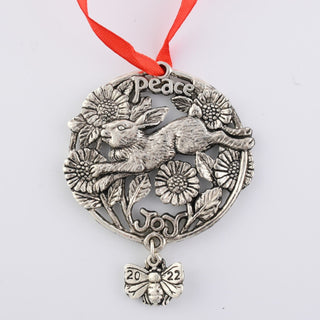 2022 “Peace” Bunny Ornament