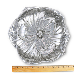 Magnolia 10 Inch Bowl Floral Table Accent