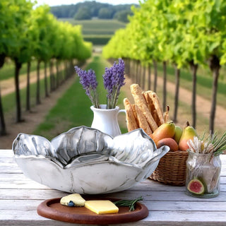 Magnolia 10 Inch Bowl Floral Table Accent