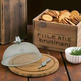 Magnolia Picnic Cheese Board & Spreader Set