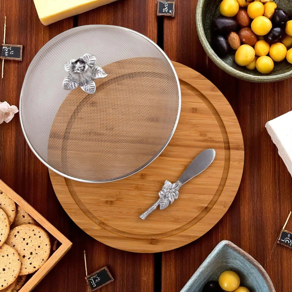 Magnolia Picnic Cheese Board & Spreader Set