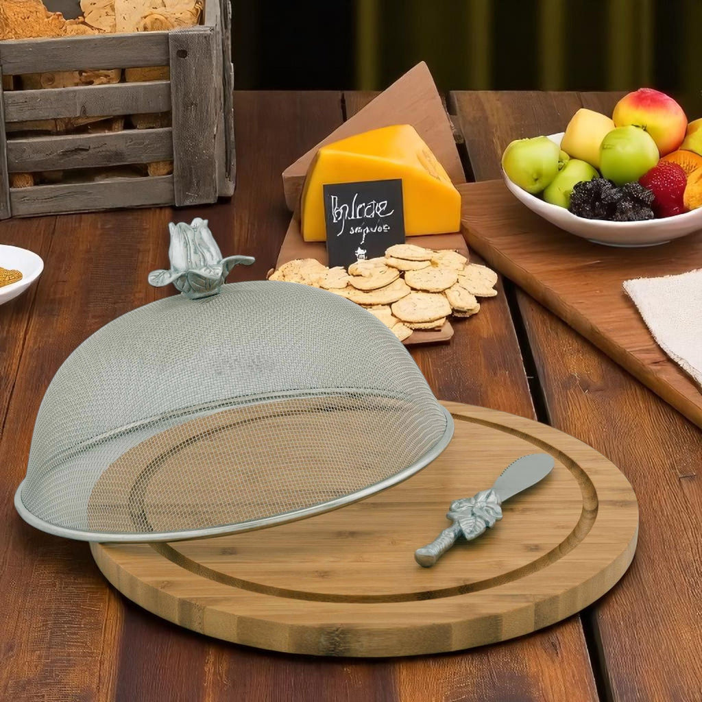 Magnolia Picnic Cheese Board & Spreader Set