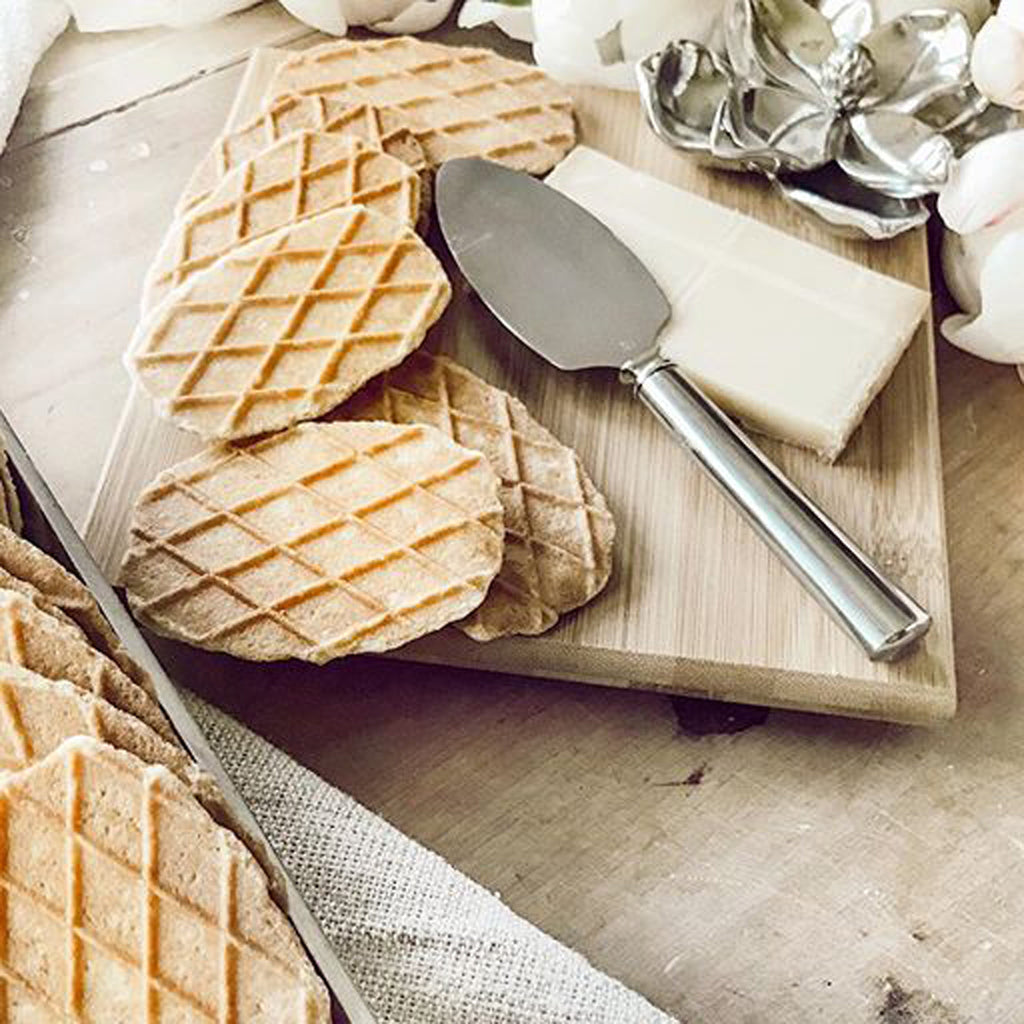 Magnolia Bamboo Cheese Board & Spreader Set