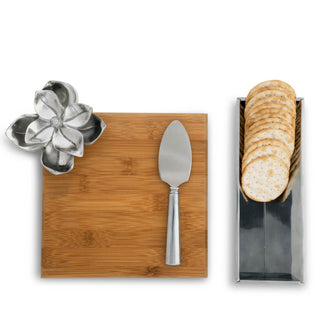 Magnolia Bamboo Cheese Board & Spreader Set