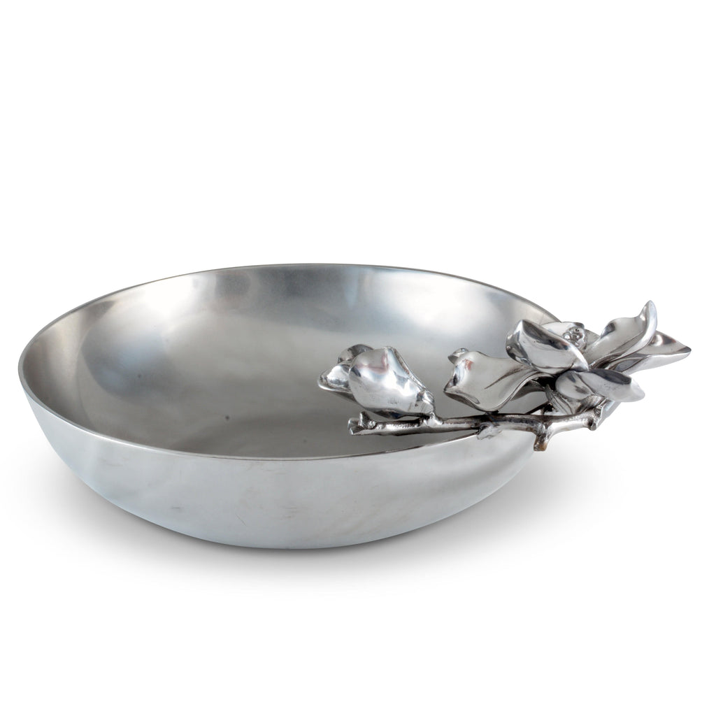 Magnolia Bowl Floral Table Centerpiece