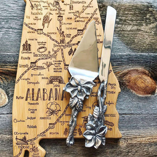 Magnolia Cake Knife and Pie Server Set