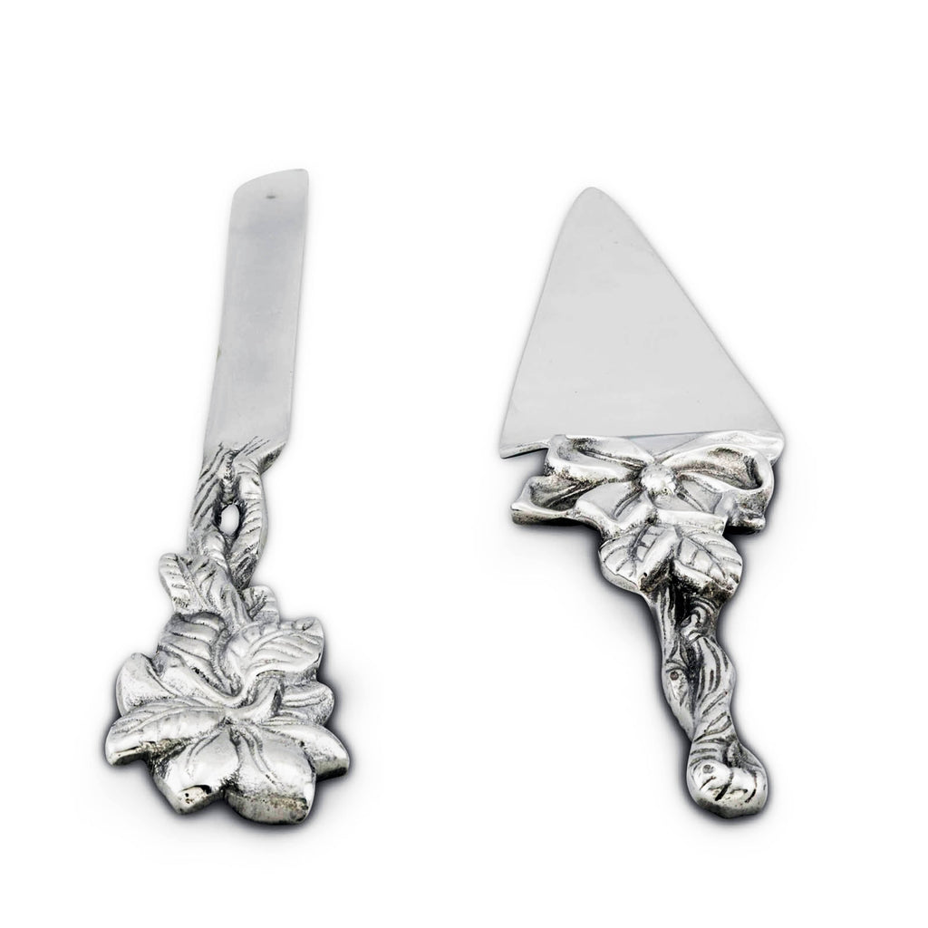 Magnolia Cake Knife and Pie Server Set