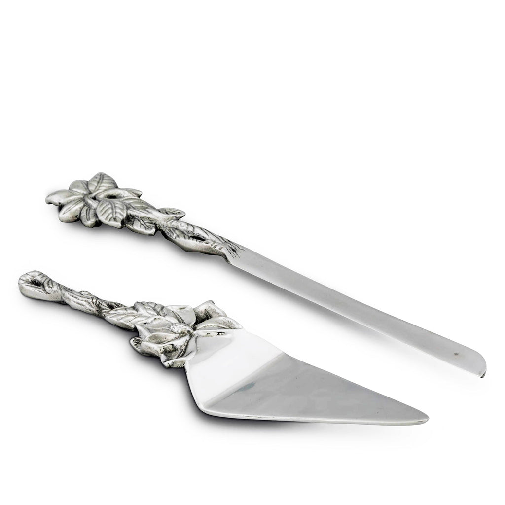 Magnolia Cake Knife and Pie Server Set
