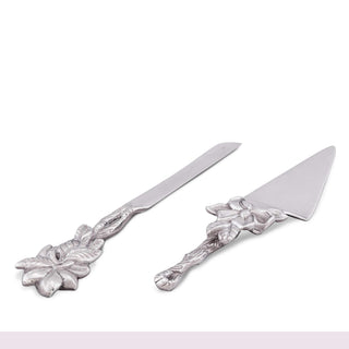 Magnolia Cake Knife and Pie Server Set