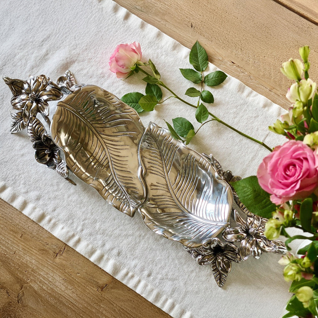 Magnolia Centerpiece Tray Decorative Accent