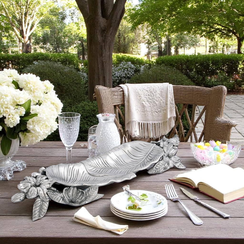 Magnolia Centerpiece Tray Decorative Accent