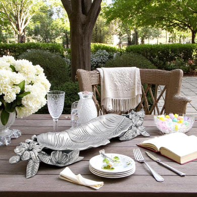 Magnolia Centerpiece Tray Decorative Accent