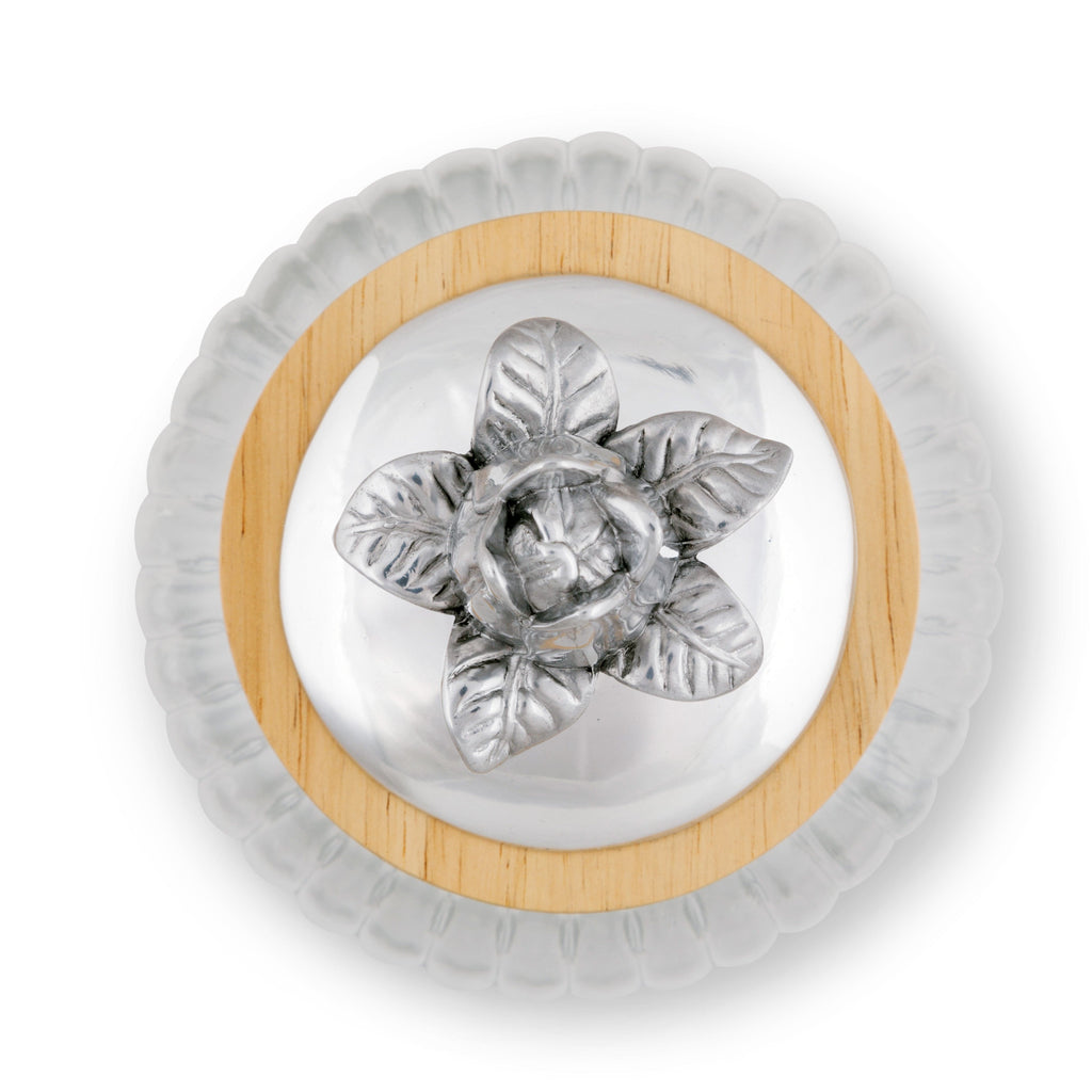 Magnolia Knob Glass Canisters Decorative Set