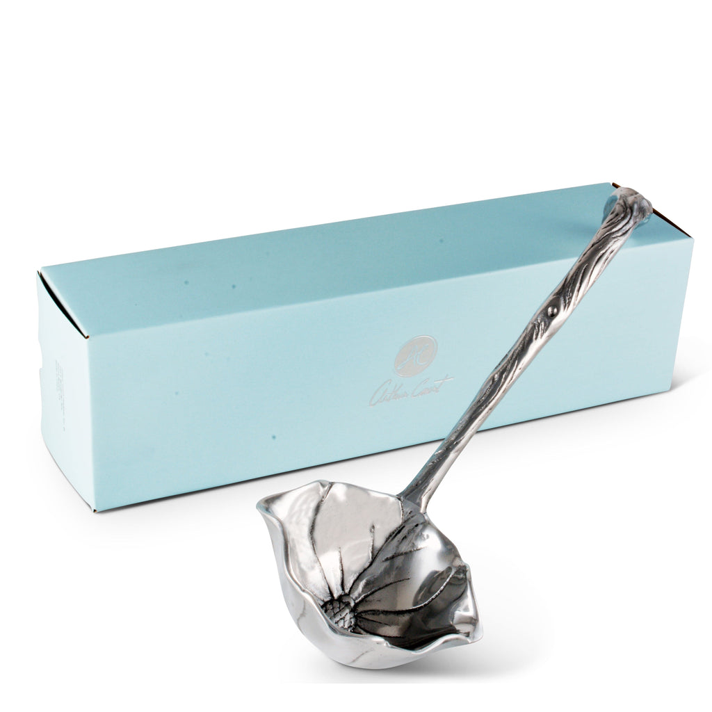 Magnolia Ladle Floral Serving Accent