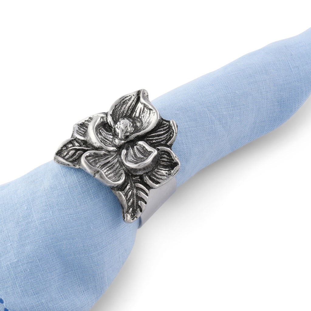 Magnolia Napkin Rings Set of 4