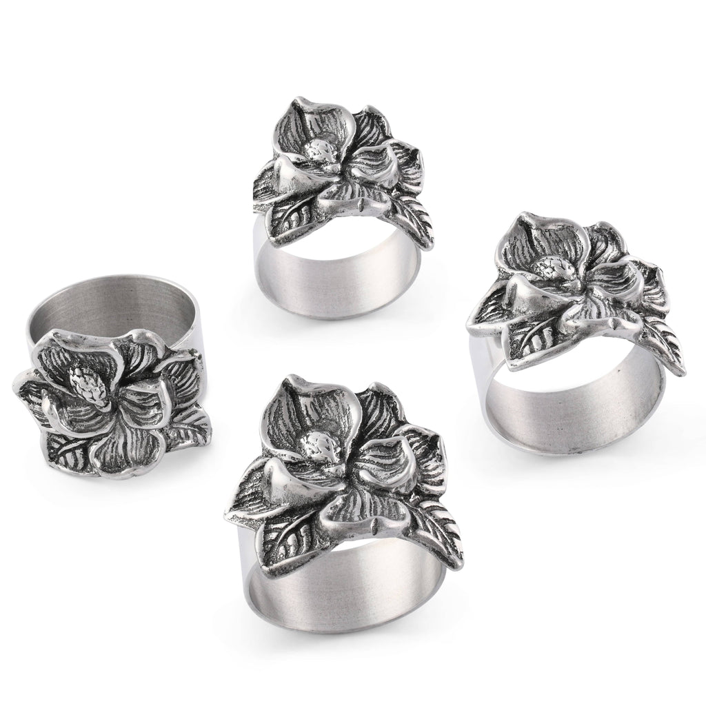 Magnolia Napkin Rings Set of 4