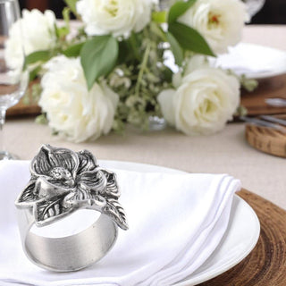 Magnolia Napkin Rings Set of 4