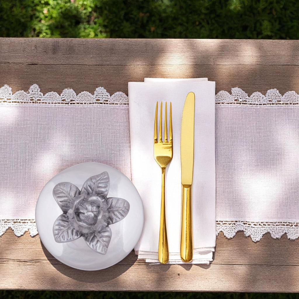 Magnolia Napkin Weight Floral Table Accent