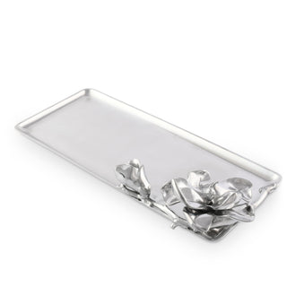 Magnolia Oblong Tray Floral Serving Accent