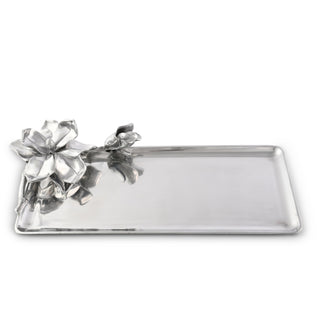 Magnolia Oblong Tray Floral Serving Accent