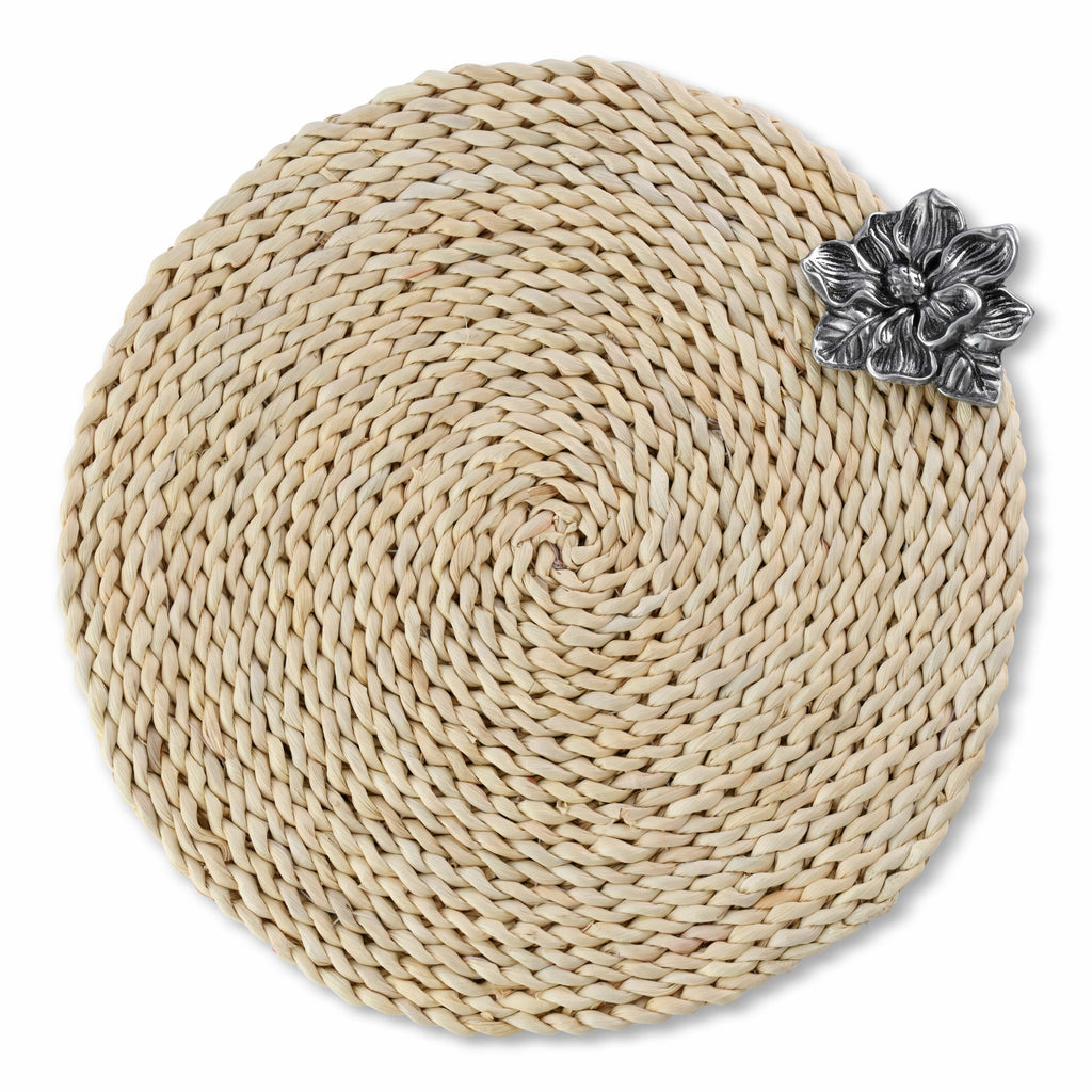 Magnolia Placemats Set of 4 Floral Table Accent