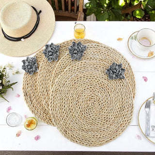 Magnolia Placemats Set of 4 Floral Table Accent