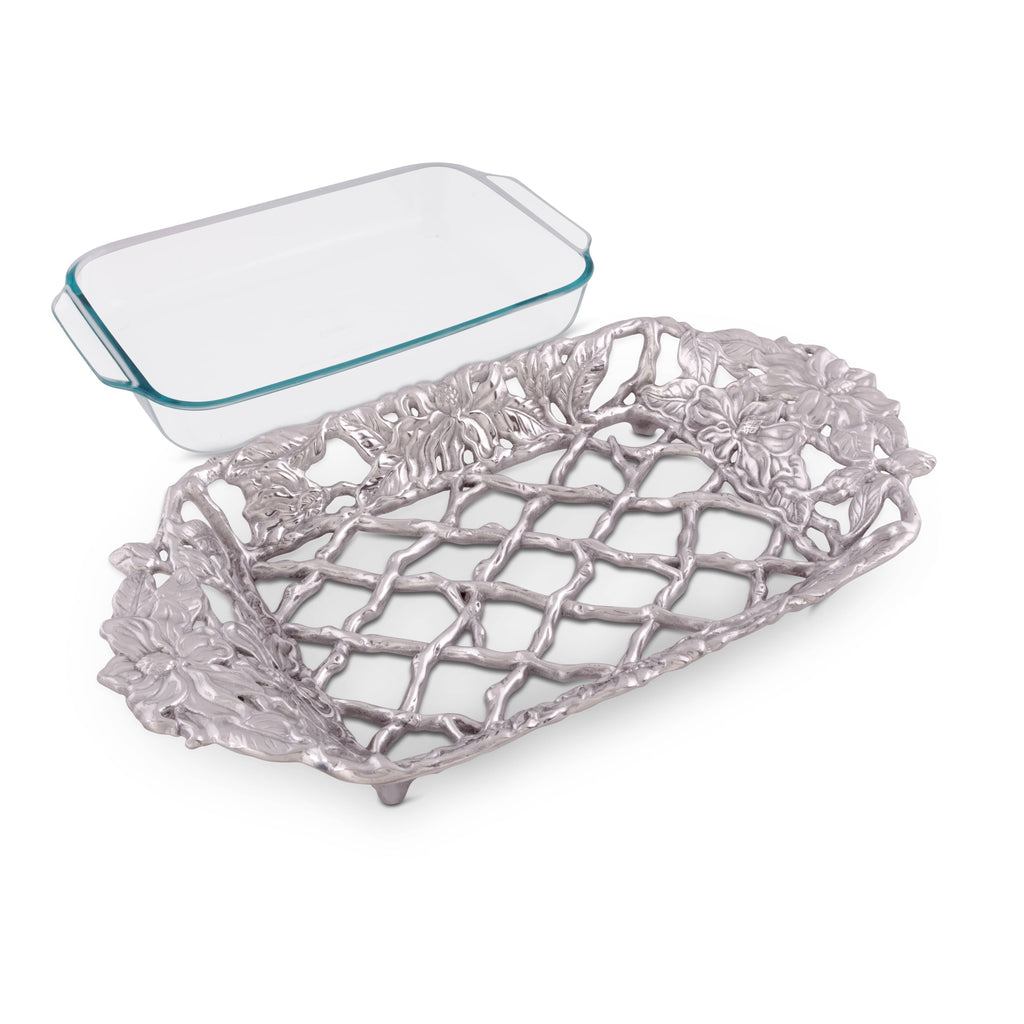 Magnolia Pyrex Holder 3 Qt Table Accent