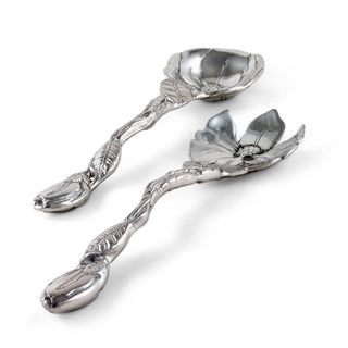 Magnolia Salad Serving Set Floral Table Accent