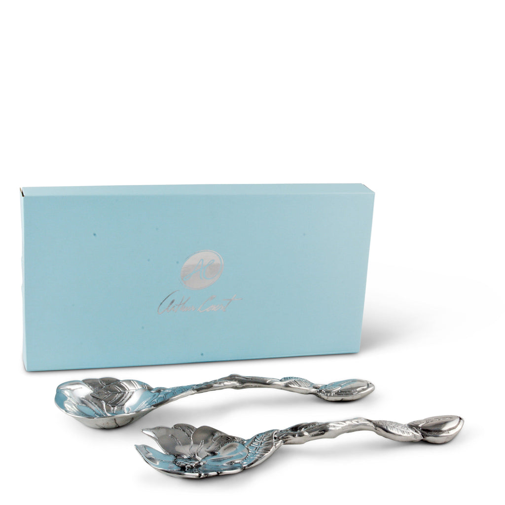 Magnolia Salad Serving Set Floral Table Accent