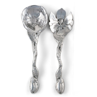 Magnolia Salad Serving Set Floral Table Accent