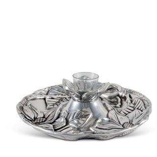 Magnolia Tidbit Tray Floral Table Accent