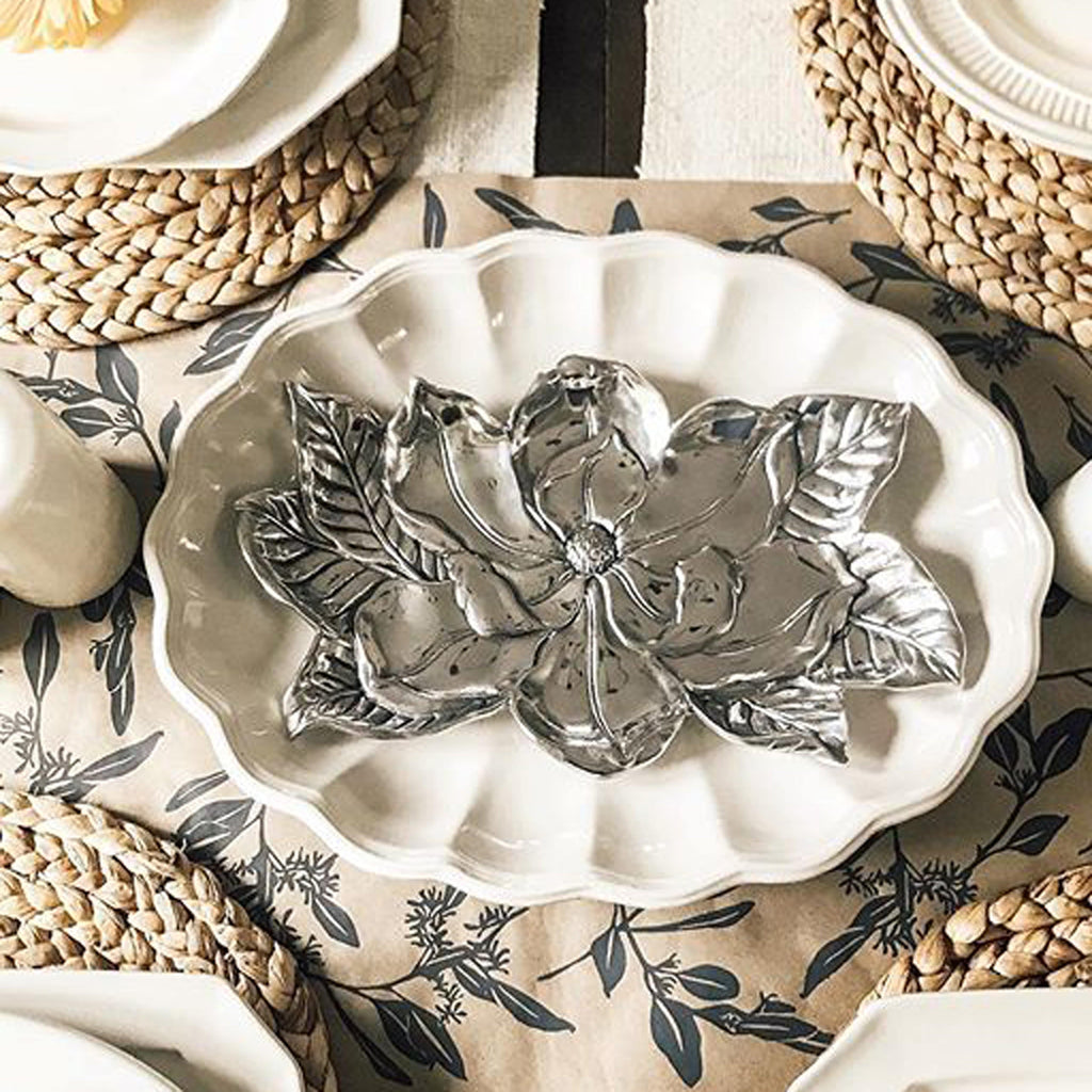 Magnolia Tray 8 x 13.5 Decorative Accent