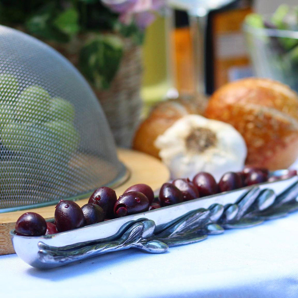 Olive Canoe Server | Elegant Appetizer Dish