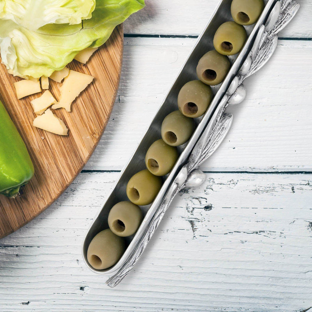 Olive Canoe Server | Elegant Appetizer Dish