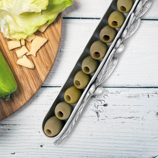 Olive Canoe Server | Elegant Appetizer Dish