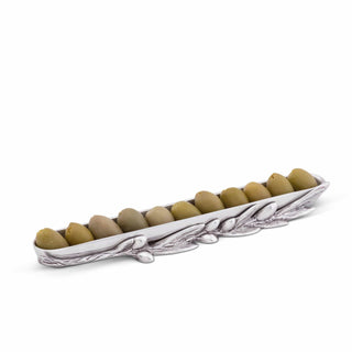 Olive Canoe Server | Elegant Appetizer Dish