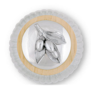 Olive Knob Glass Canisters | Sculptural Kitchen Storage