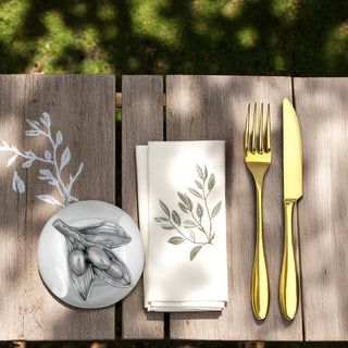 Olive Napkin Weight | Sculptural Outdoor Table Accent