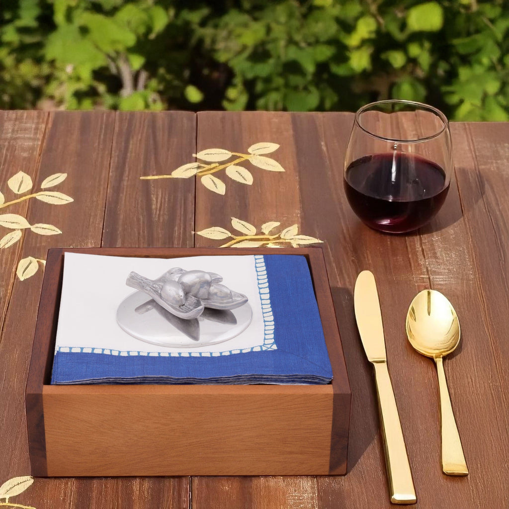 Olive Napkin Weight | Sculptural Outdoor Table Accent