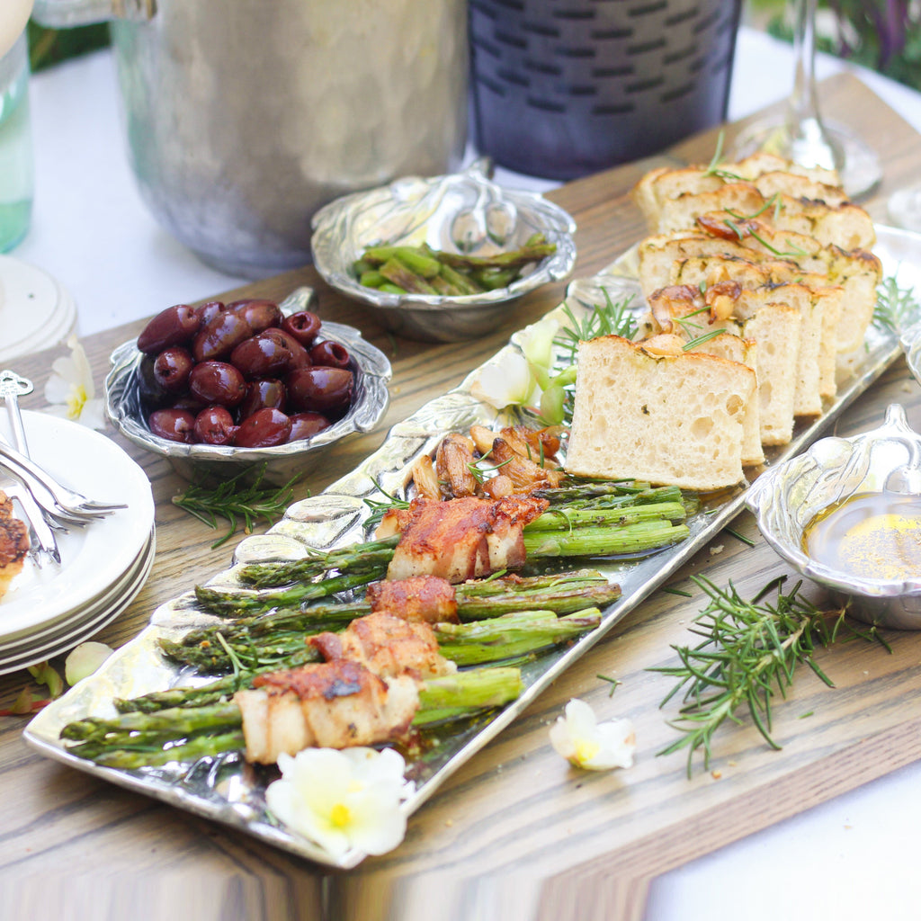 Olive Oblong Tray | Mediterranean-Inspired Serving Piece