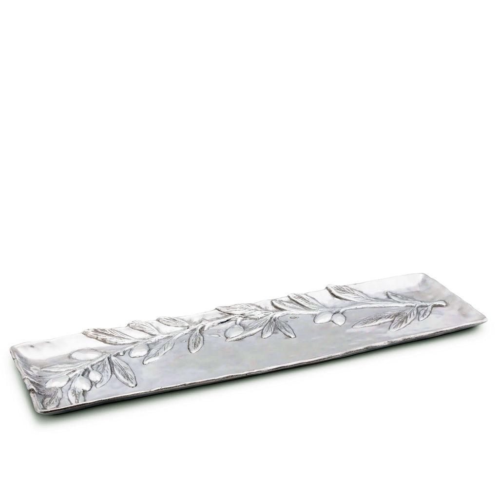 Olive Oblong Tray | Mediterranean-Inspired Serving Piece