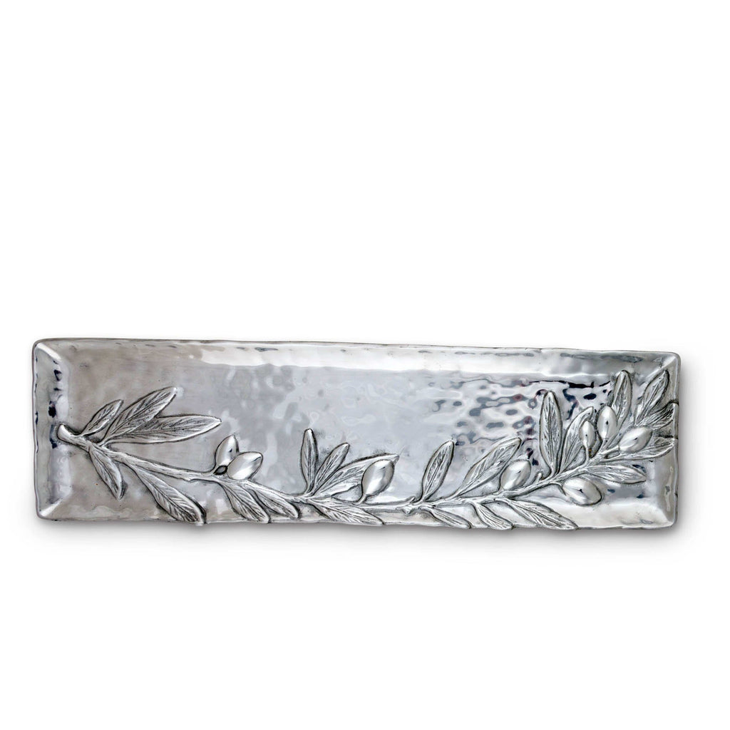 Olive Oblong Tray | Mediterranean-Inspired Serving Piece