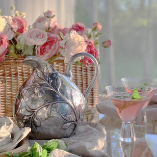 Olive Motif Pitcher | Elegant Serving Pitcher