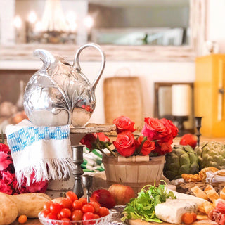 Olive Motif Pitcher | Elegant Serving Pitcher